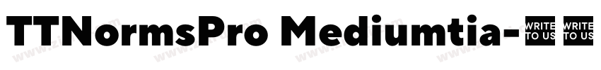 TTNormsPro Mediumtia字体转换